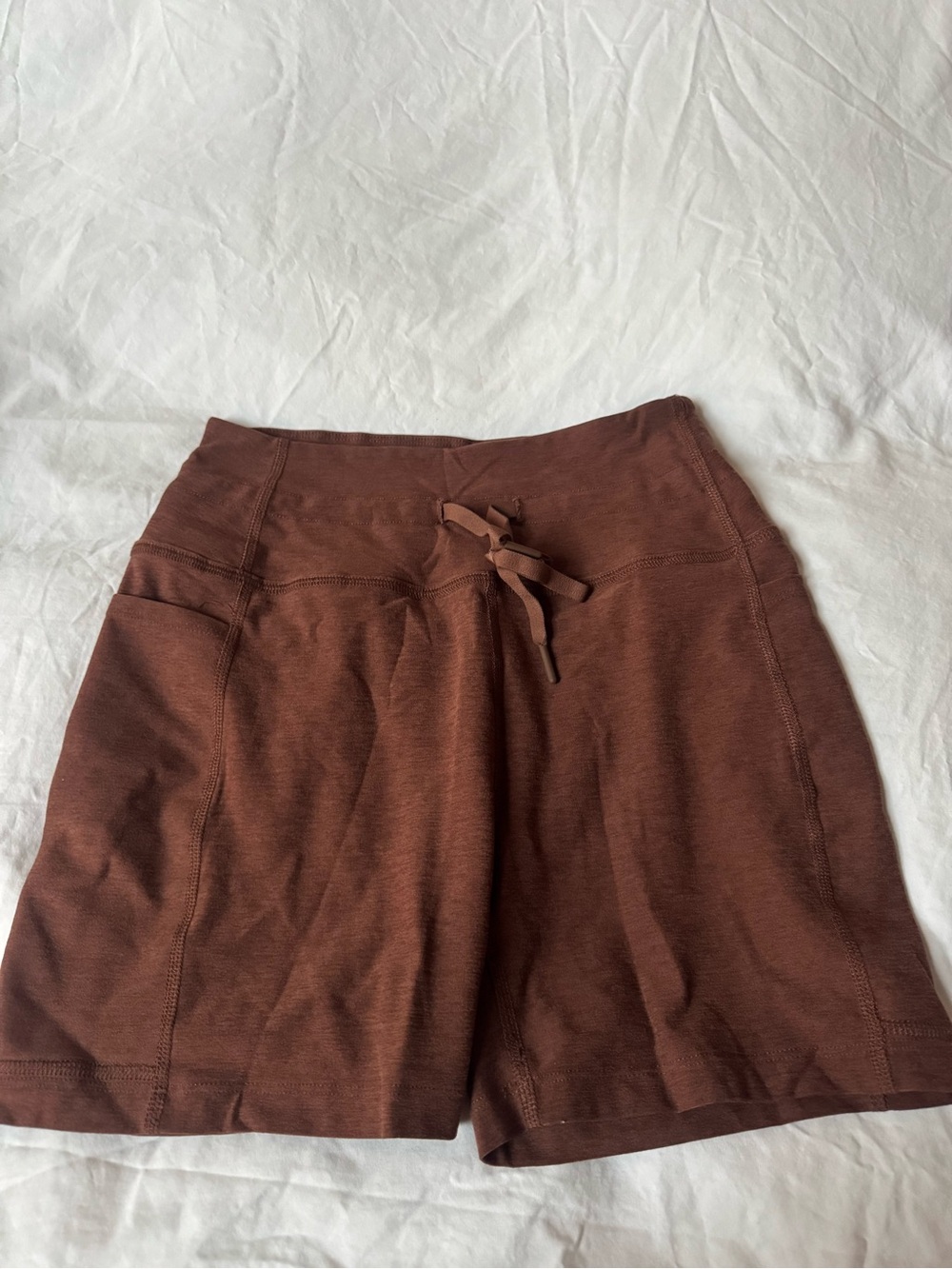 Beyond Yoga Women's Brown Drawstring Lounge Shorts - worn once
